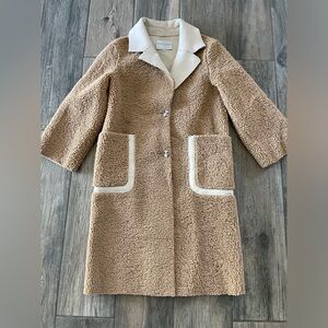 Petite Studio Tan Teddy Jacket XS